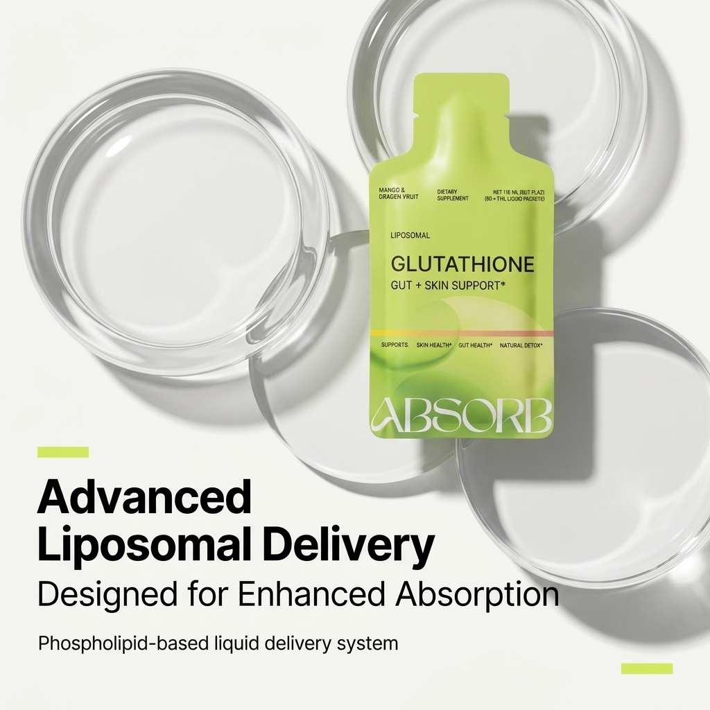 Support Your Skin & Gut From Within with Liposomal Glutathione