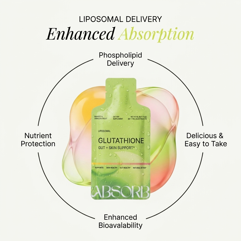 Support Your Skin & Gut From Within with Liposomal Glutathione